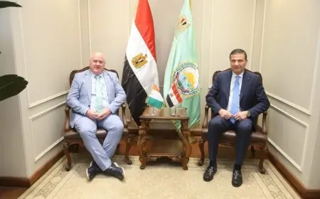 فرص شراكة جديدة بين وزير الزراعة ونظيره الأيرلندي لتعزيز الأمن الغذائي