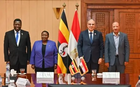 وزير الري يبحث مع رئيسة أوغندا تعزيز التعاون المائي بين البلدين