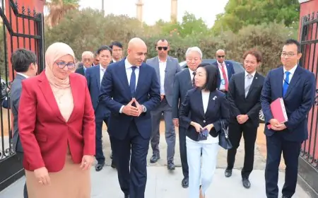 وزير التعليم والأميرة أكيكو يزوران المدرسة اليابانية المصرية في مدينة نصر لتعزيز التعاون التعليمي