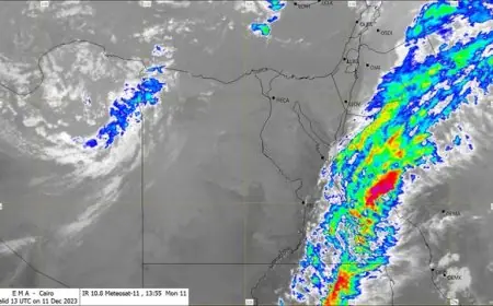 تحذير من الأرصاد الجوية: سحب وأمطار ورمال مثارة تؤثر على مناطق واسعة