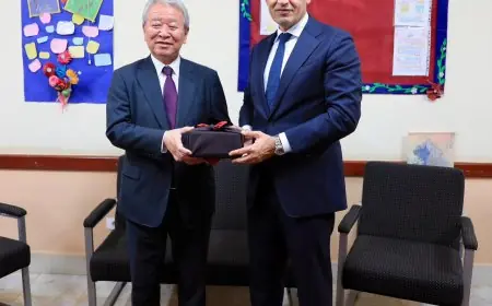 وزير التعليم يعزز التعاون التعليمي بين البلدين بلقاء رئيس الوكالة اليابانية