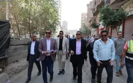 محافظ الجيزة يتابع تنفيذ مشروع الصرف الصحي بمدينة النجوم ميدانيًا لتفقد نسب التقدم