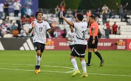 مصر تحقق تقدمًا مثيرًا بثلاثة أهداف ضد هايتي في الشوط الأول من كأس العالم للناشئين