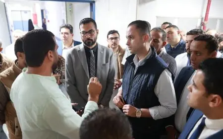 نائب وزير الصحة يزور مستشفى الضبعة المركزي للتأكد من استعداد الخدمات الطبية للمواطنين