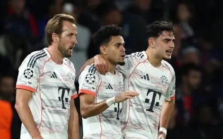 بايرن ميونخ يتفوق على باريس سان جيرمان في معقله في دوري أبطال أوروبا