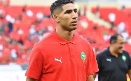 إصابة أشرف حكيمي تبعده عن الملاعب حتى نهاية 2025