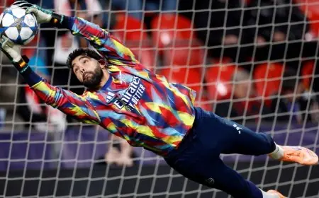 دافيد رايا يحطم رقماً قياسياً تاريخياً لأرسنال استمر 122 عاماً