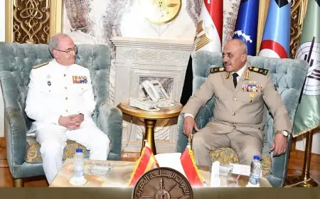 اللقاء التاريخي بين رئيس أركان حرب القوات المسلحة ونظيره الإسباني في زيارة رفيعة المستوى
