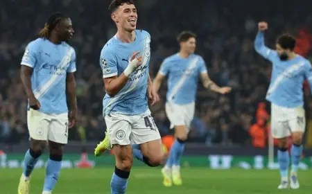 فوز كبير لمانشستر سيتي بقيادة فودين على دورتموند في دوري أبطال أوروبا
