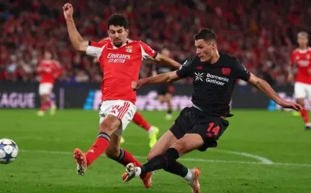 باير ليفركوزن يفاقم أزمة بنفيكا ويزيد من تحديات مورينيو