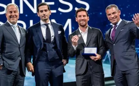 ميسي يحصل على مفتاح ميامي ويبعث رسالة غير مباشرة لرونالدو