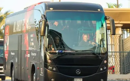 الأهلي يستعد لمواجهة سيراميكا كليوبترا في استاد هزاع بن زايد