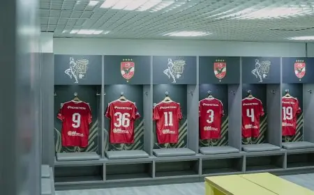 أجواء غرفة ملابس الأهلي تشتعل استعداداً لمواجهة سيراميكا كليوباترا في السوبر المصري