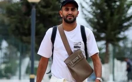 تشكيلة الجزائر تضم حسام عوار ورياض محرز في المباراة الودية ضد السعودية