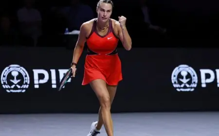 سابالينكا تصل إلى نهائي البطولة الختامية بالرياض وتواجه ريباكينا القوية