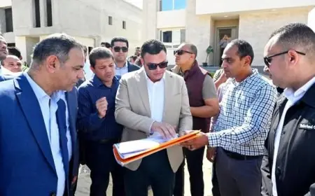 جولة وزير الإسكان في مشروعي M8 by the lake وتوصيل المياه لبحيرة نيو مارينا