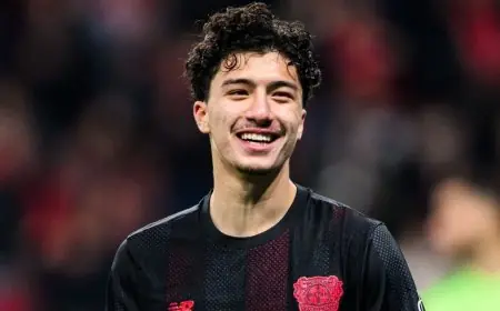 إبراهيم مازا يتألق بثنائية مذهلة ويقود ليفركوزن لانتصار كبير