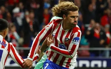 أنطوان غريزمان يسجل رقماً قياسياً وأتلتيكو مدريد يقترب من برشلونة في السباق