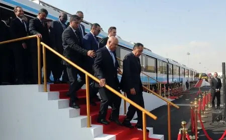 إطلاق التشغيل التجريبي للقطار الكهربائي السريع برعاية رئيس الوزراء