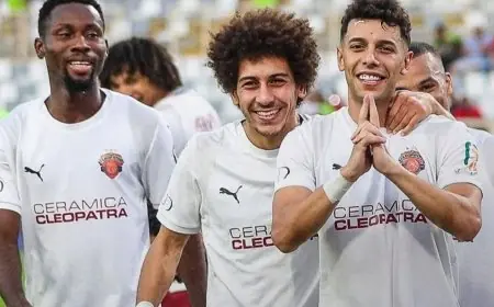 ثنائية بلحاج تتوج سيراميكا ببرونزية كأس السوبر على حساب بيراميدز