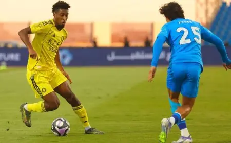 النصر السعودي يتابع بترقب حالة كينغسلي كومان بعد إصابته في مباراة نيوم