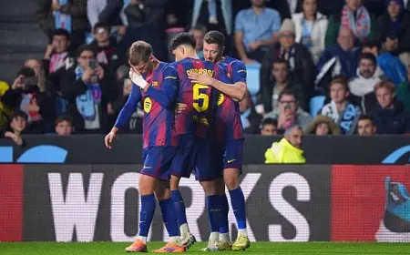 برشلونة يمطر شباك سيلتا فيجو برباعية في الدوري الإسباني