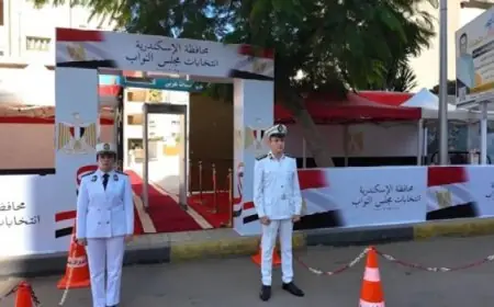 افتتاح اللجان الانتخابية في 14 محافظة لاستقبال الناخبين لاختيار ممثليهم في مجلس النواب