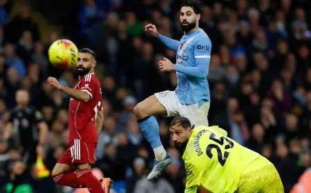 اكتشف عدد أهداف محمد صلاح التاريخي في مرمى مانشستر سيتي بعد توقف السلسلة