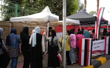 زيادة المشاركة في انتخابات مجلس النواب 2025: لجان الجيزة تشهد إقبالاً كبيراً في الساعات الأولى