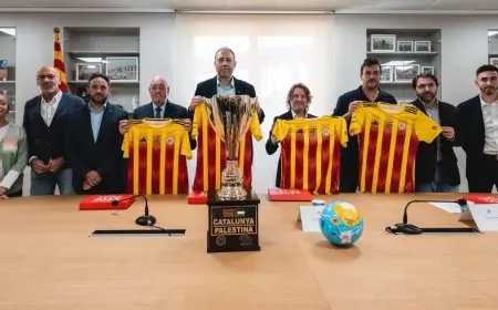 تعرف على موعد المباراة التضامنية المنتظرة بين فلسطين وكتالونيا