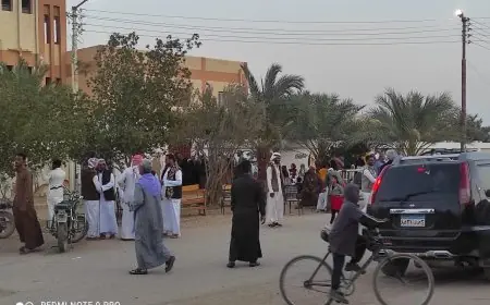 إقبال جماهيري كبير وازدحام بمحافظة الوادي الجديد خلال انتخابات النواب 2025