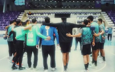 فريق رجال الأهلي يستعد بقوة لمواجهة السوبر المصري