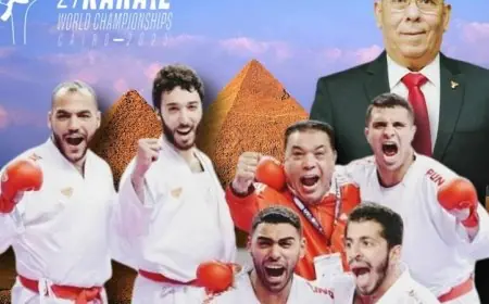 تعرف على نجوم منتخب مصر المشاركين في بطولة العالم للكاراتيه