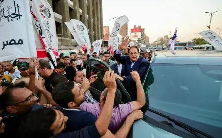 طوابير ضحمة وحشود غفيرة تساند النائب محمد أبو العينين في محافظة الجيزة