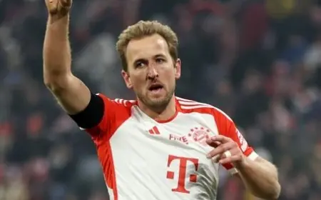 هاري كين يتوج بجائزة لاعب الشهر في بايرن ميونخ للمرة الثانية توالياً