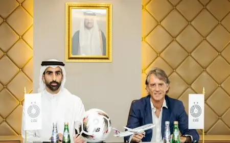 تعيين روبرتو مانشيني مديرًا فنيًا جديدًا لفريق السد القطري