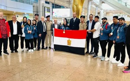 وزارة الشباب والرياضة تحتفي ببعثة رفع الأثقال في دورة ألعاب التضامن الإسلامي