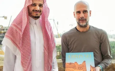 تعرف على سر زيارة بيب جوارديولا للسعودية بعد وصوله للمباراة الألفية