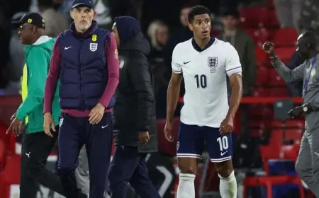 بيلينغهام يبدأ المباراة على الدكة في لقاء إنجلترا ضد صربيا بتصفيات كأس العالم