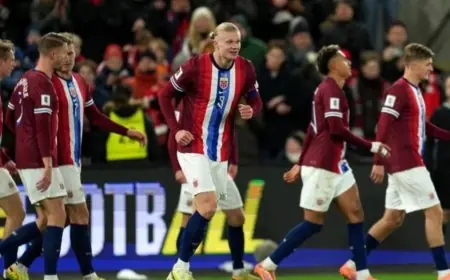 النرويج تقترب من التأهل لكأس العالم بعد فوز ساحق على إستونيا وغياب 28 عاماً