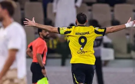 تشكيلة الجولة التاسعة من الدوري السعودي: تألق بنزيما وغياب رونالدو