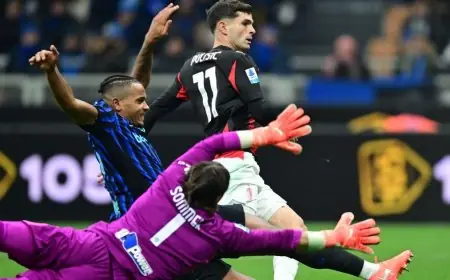 ميلان يحقق الانتصار على إنتر غير المحظوظ في الديربي الحماسي