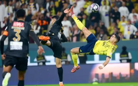 كريستيانو رونالدو يسحر الجماهير بأهدافه المذهلة من ركلات مقصية: رحلة إصرار لا تنتهي