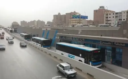 الشركة المصرية للأتوبيس الترددي BRT تنفي تغيير مواعيد التشغيل