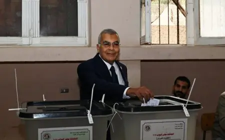 رئيس مجلس الشيوخ يشارك في التصويت لانتخابات مجلس النواب