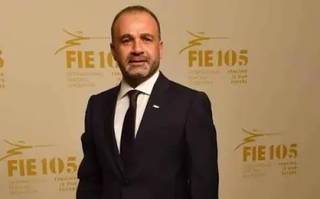 اتحاد الكرة يهنئ عبد المنعم الحسيني بفوزه التاريخي برئاسة الاتحاد الدولي للسلاح