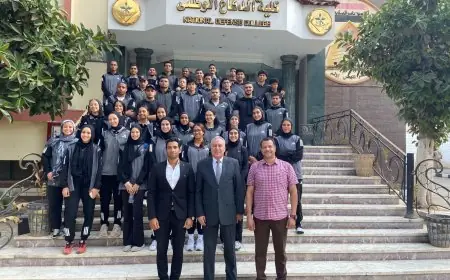 لاعبو المشروع القومي يواصلون مشاركتهم لليوم الثالث في فعاليات برنامج الولاء والانتماء