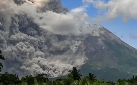 بركان خامد منذ 10 آلاف عام يثور ويغضب الطبيعة في إثيوبيا
