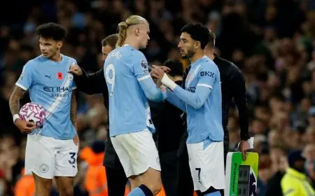 مرموش يقود التشكيلة الأساسية ضد شباب ليفركوزن في مواجهة مانشستر سيتي