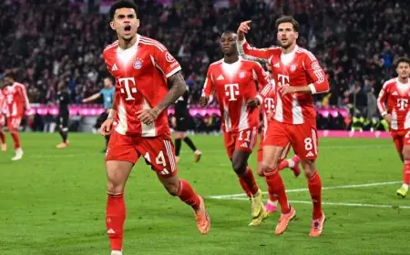 دياز يقود بايرن لانتصار مثير على سانت باولي ويعزز صدارته في الدوري الألماني